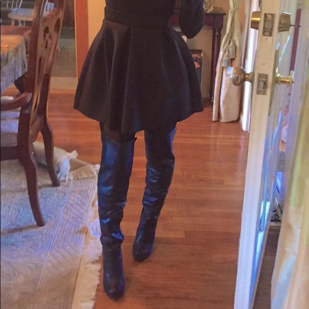 Black scuba skirt - Picture 2 of 7